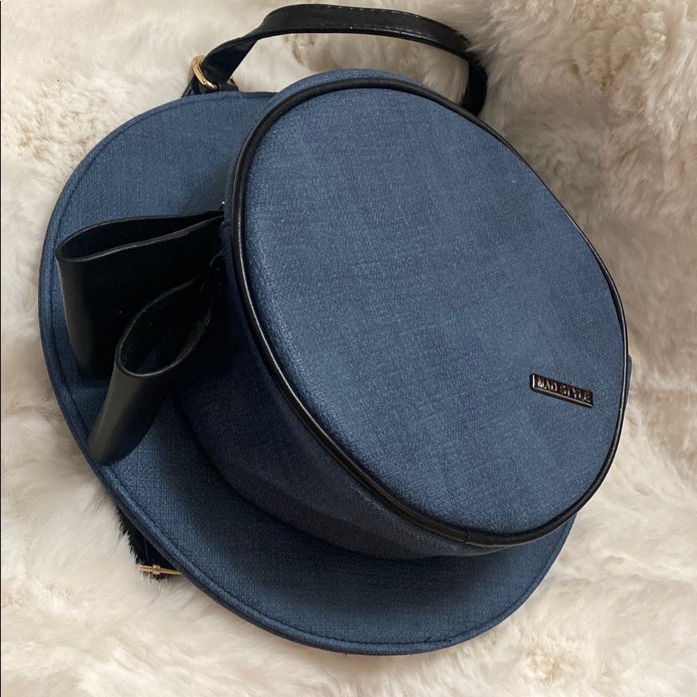 Mad Style Blue Round Handbag